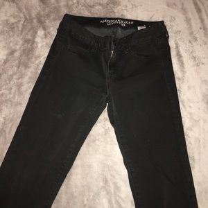 Black high waisted skinny jeans